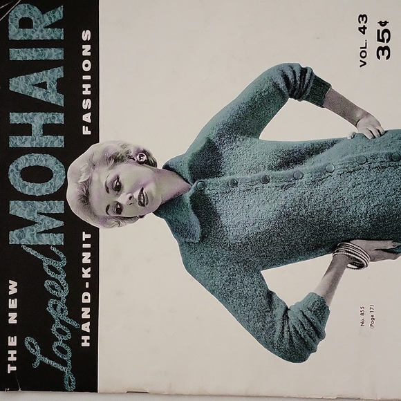 The New Looped Mohair Hand-Knit Fashions 1958 Volume 43 - Picture 1 of 12